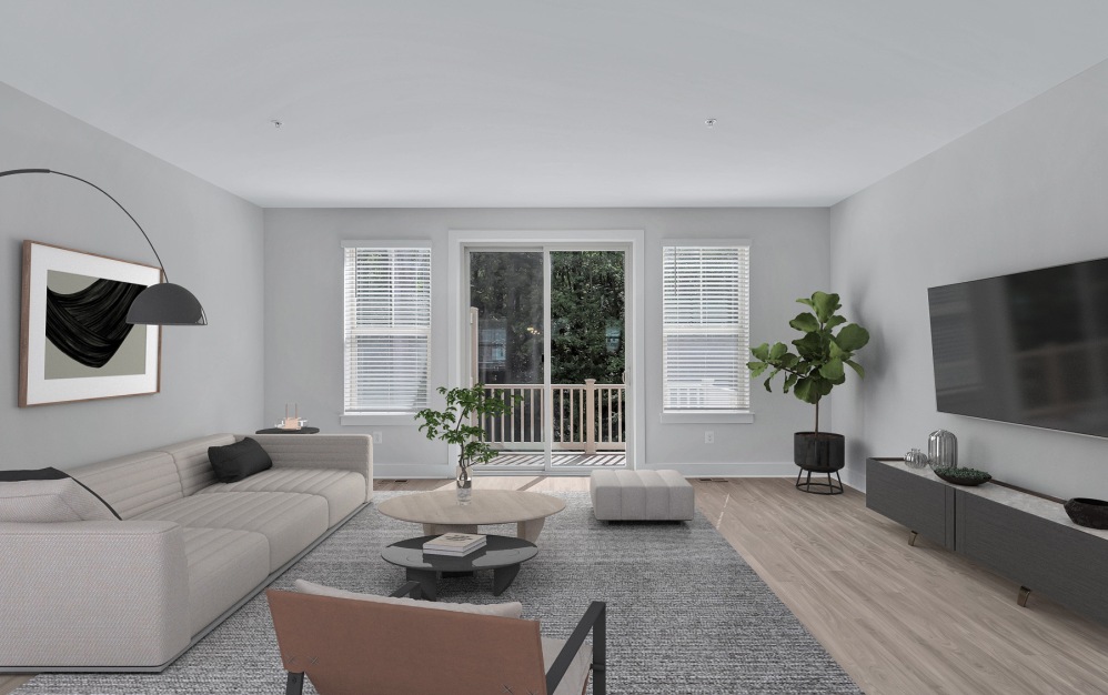 Hartland - 3 bedroom floorplan layout with 2.5 bathrooms and 2200 square feet (Open-Concept Living Area)