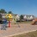 a playground with a slide